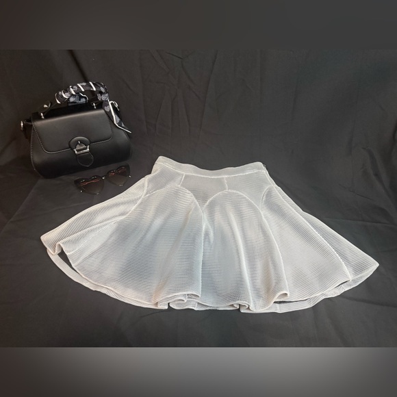 White Skater Skirt - Picture 3 of 7
